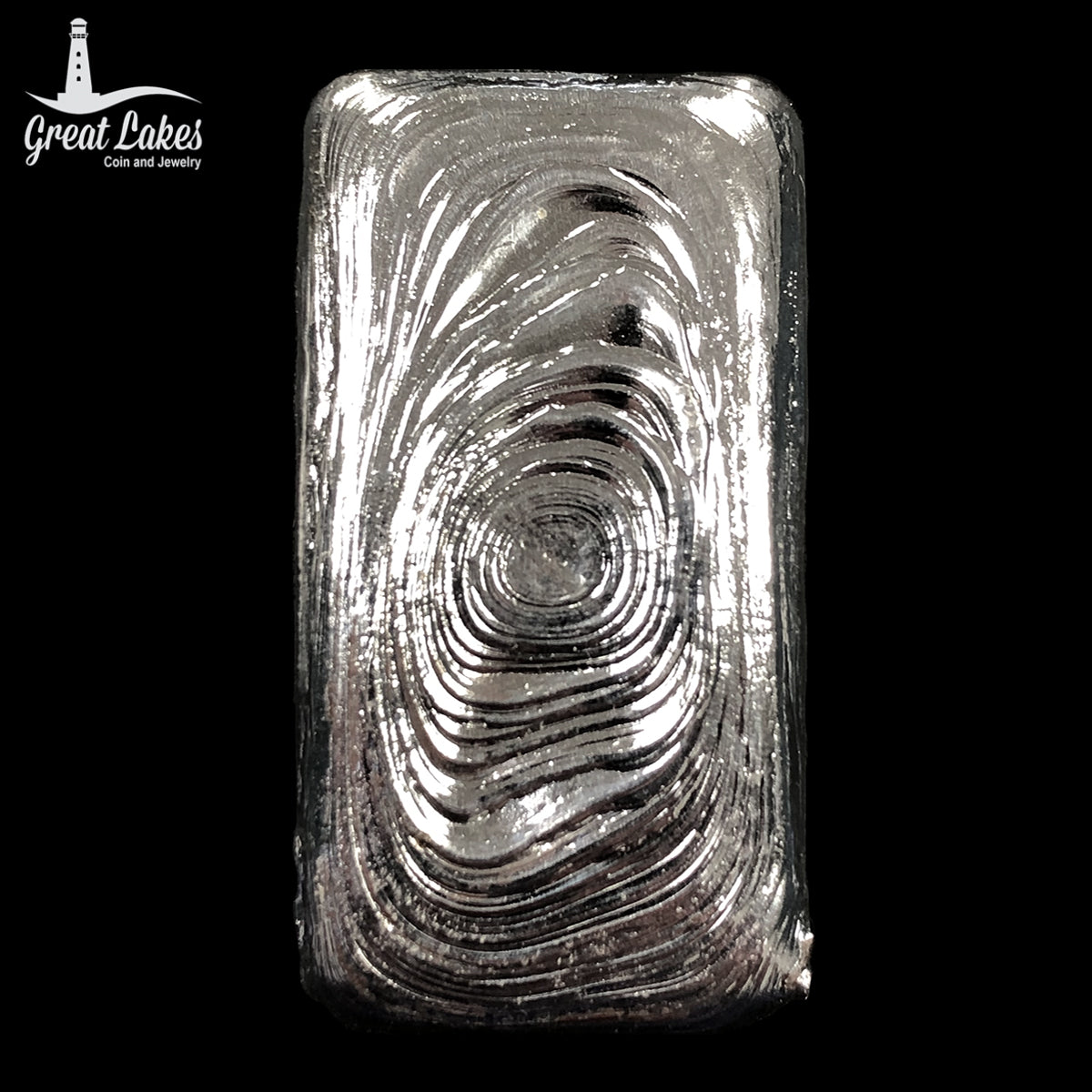GLC Hand Poured Silver Bar (3.400 Troy Oz)