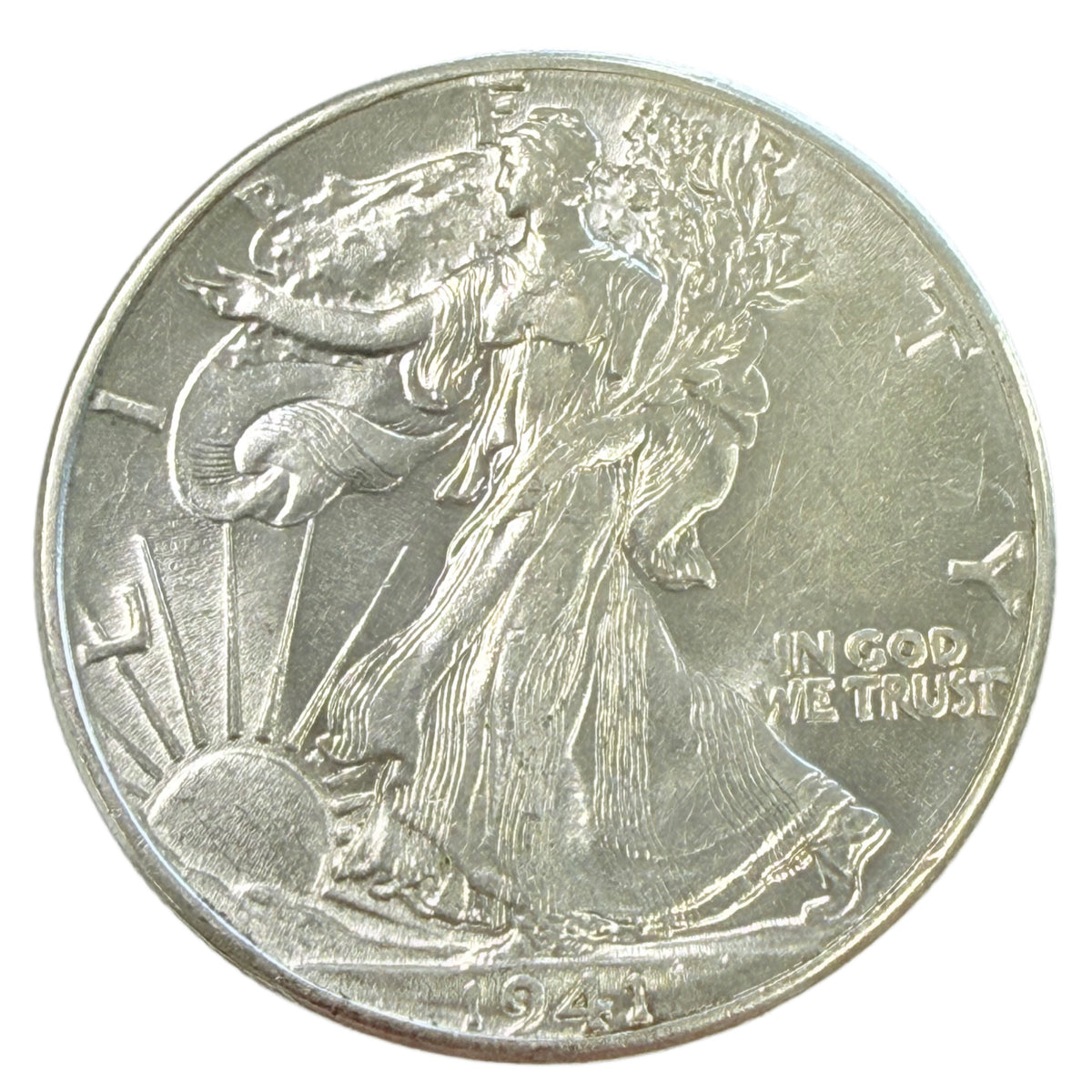1941 Walking Liberty Half Dollar (AU Details)