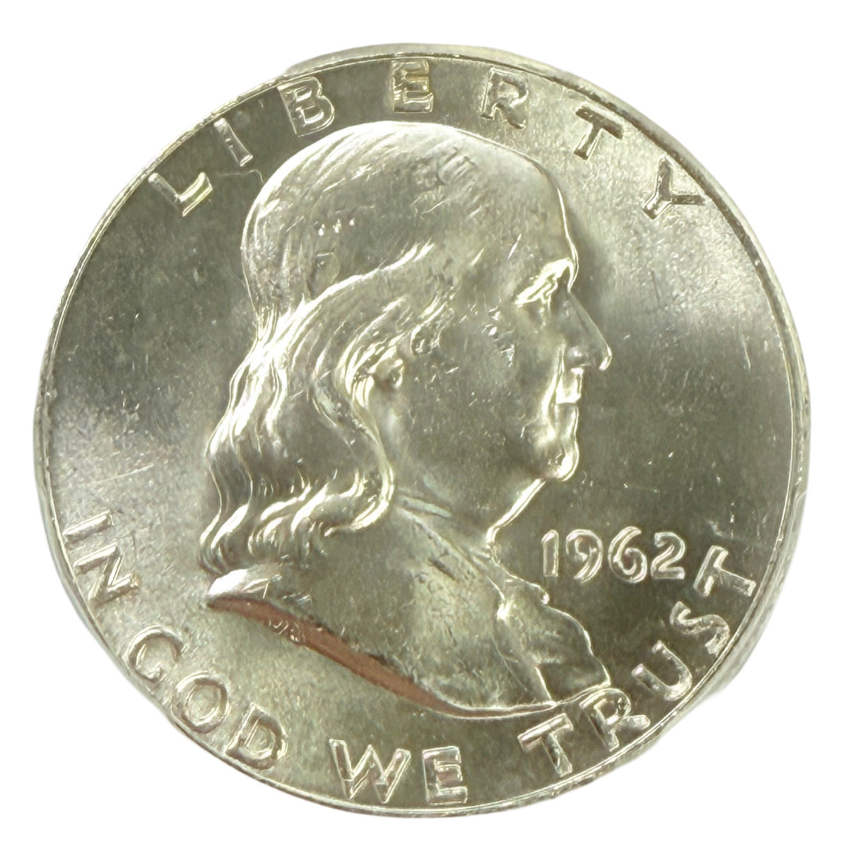 1962-D Franklin Half Dollar PCGS MS64 FBL