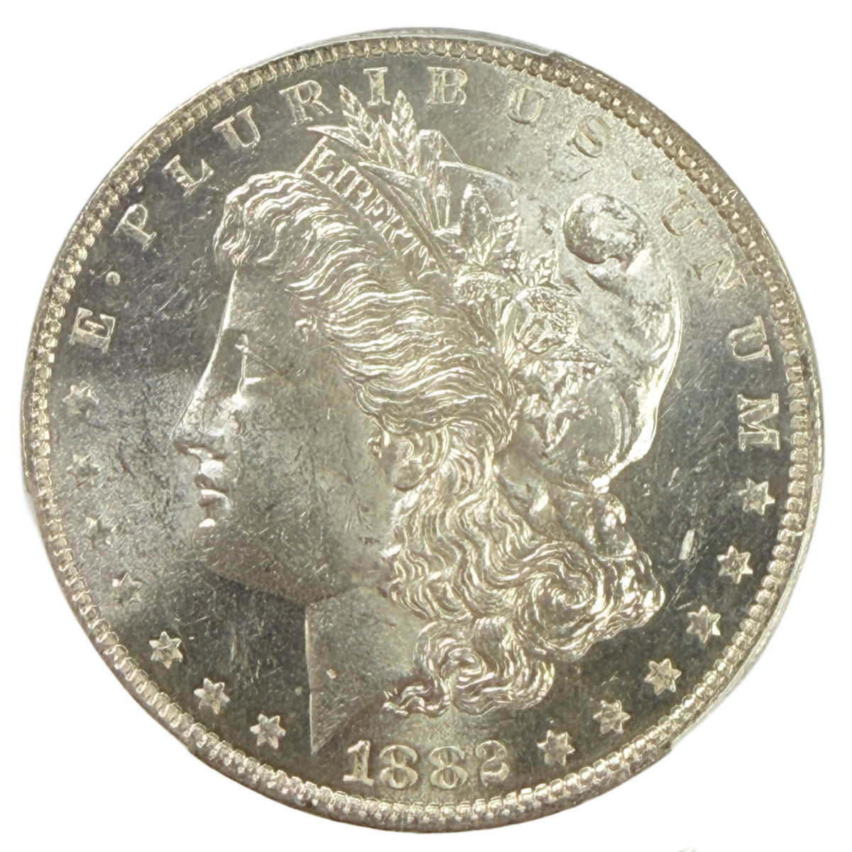 1882-O Morgan Silver Dollar PCGS MS63PL
