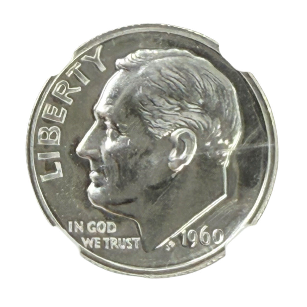 1960 Roosevelt Dime NGC PF67