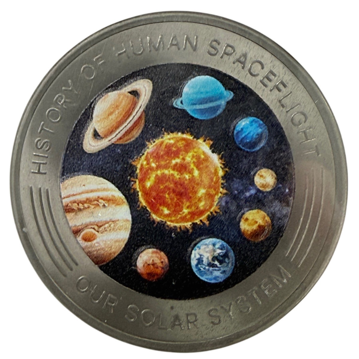 2025 Ghana Ti2C Solar System 1 oz Titanium Coin NGC MS70