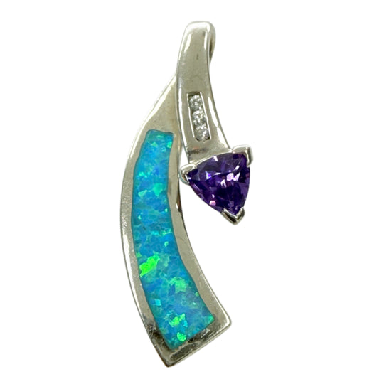 Silver & Gemstone Pendant