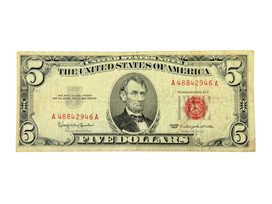 1963 $5 Legal Tender Note (F)