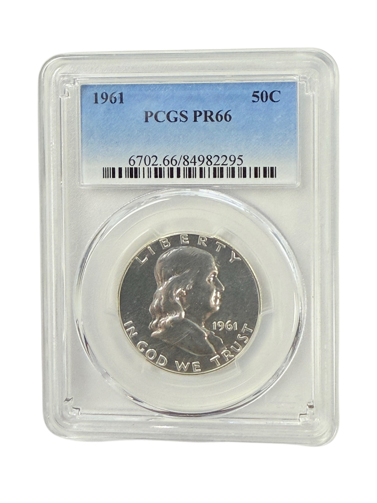 1961 Franklin Half Dollar PCGS PR66
