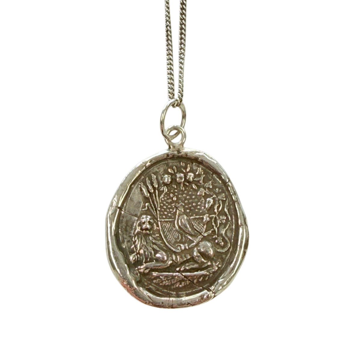Pyrrha Silver Self Assurance Talisman Necklace