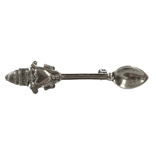 Silver Spoon Pin