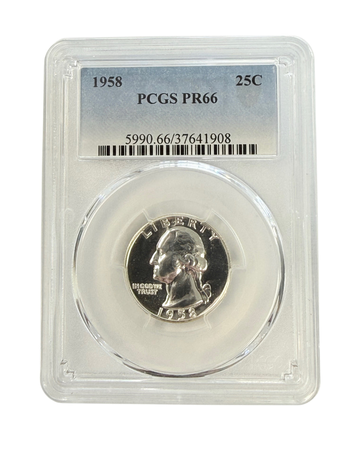 1958 Washington Quarter PCGS PR66