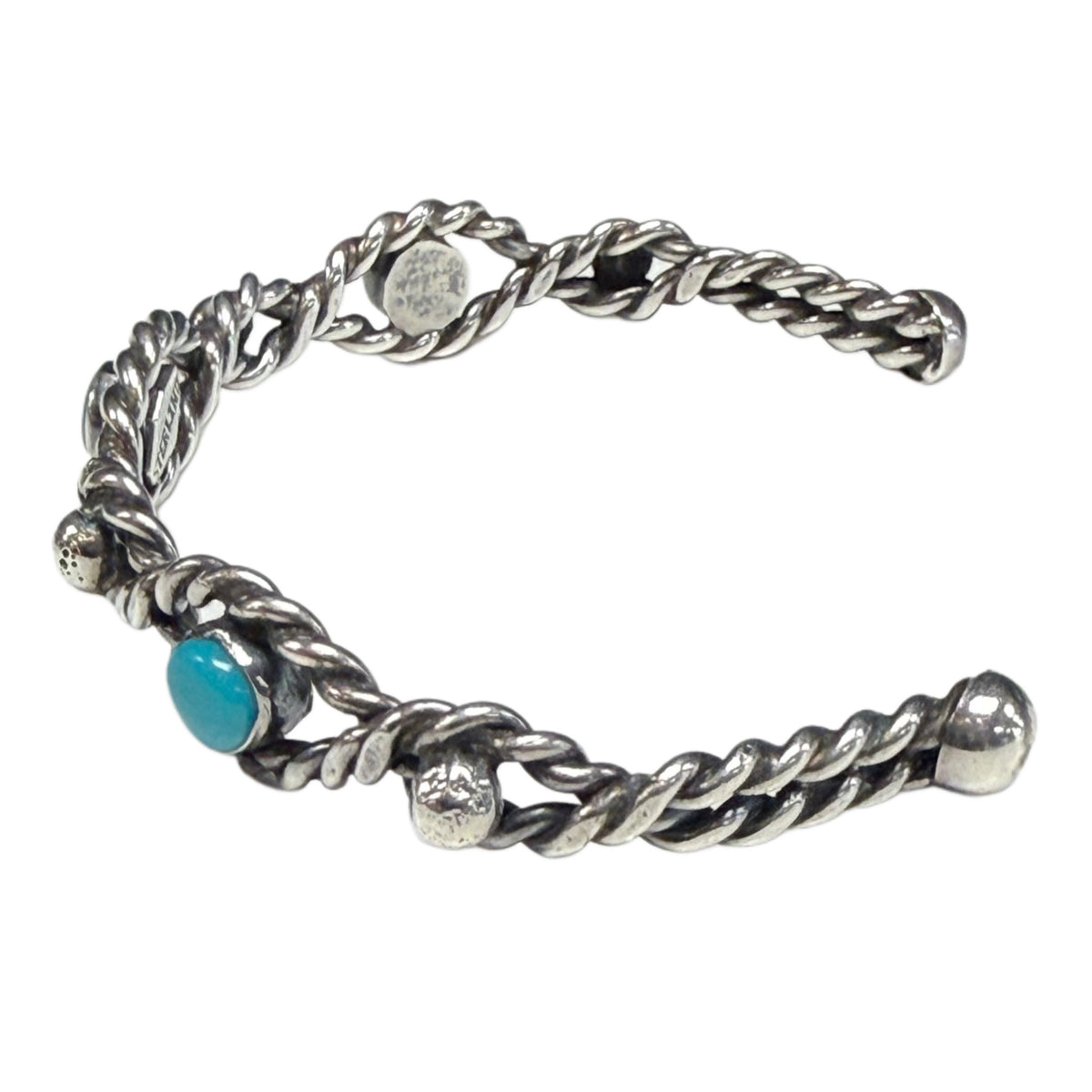 Silver & Turquoise Bangle