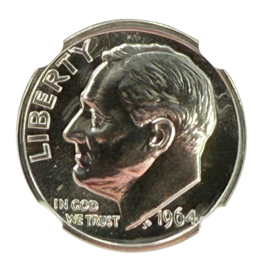 1964 Roosevelt Dime NGC PF67