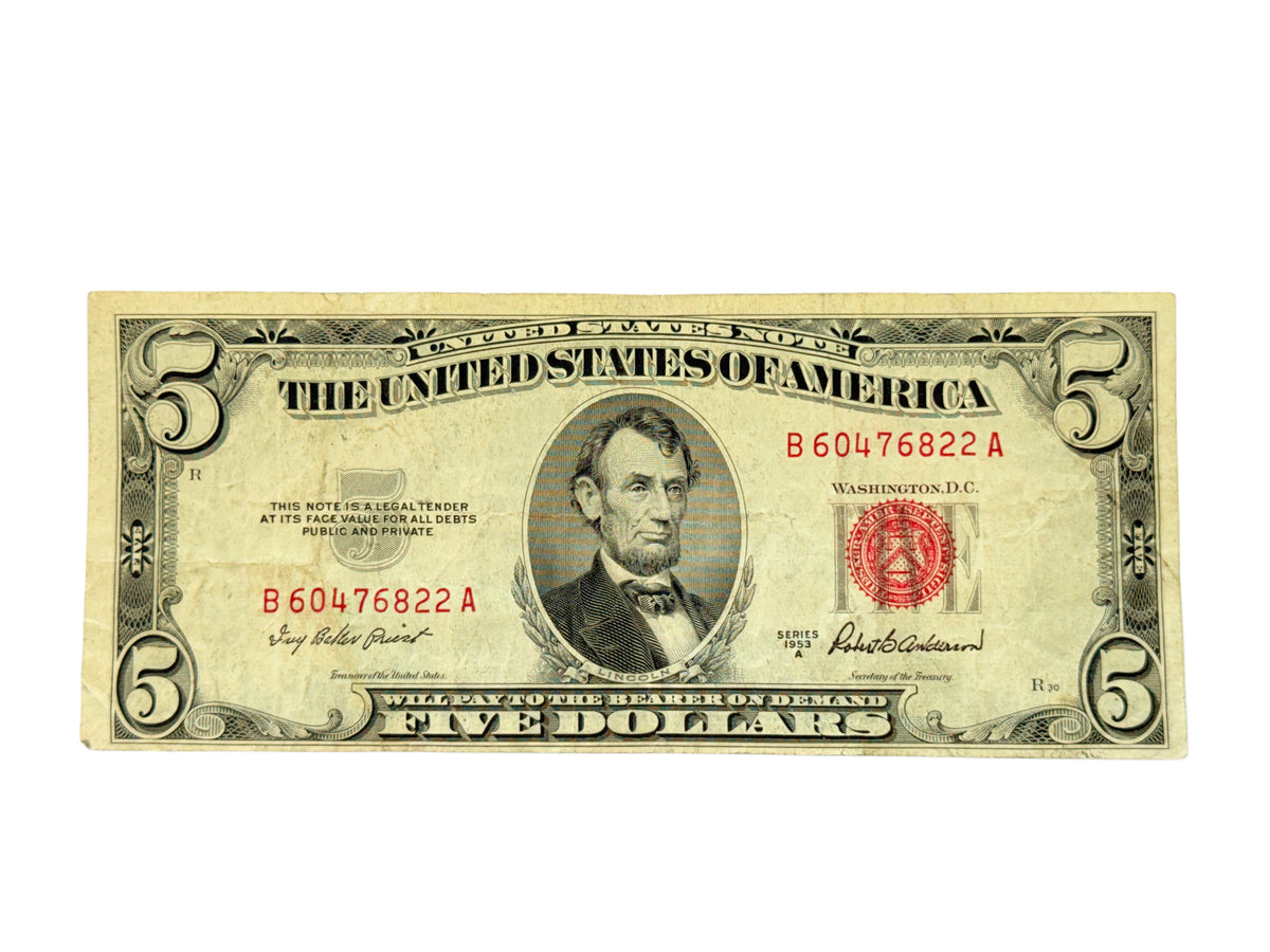 1953-A $5 Legal Tender Note (F)