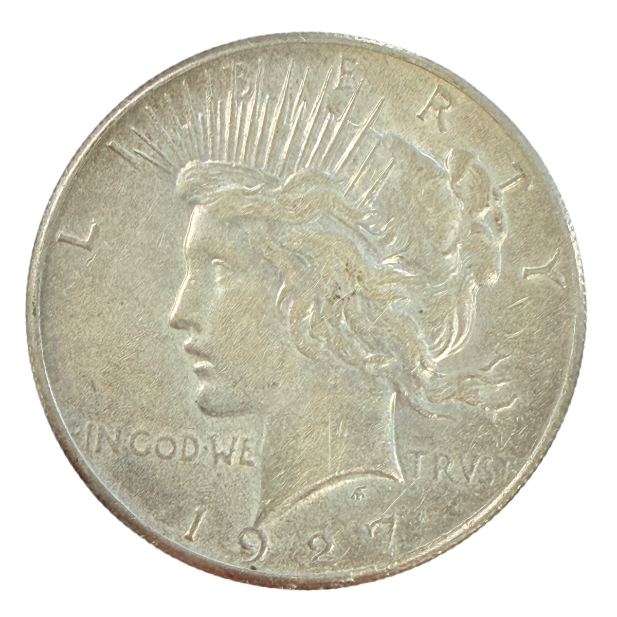 1927 Peace Silver Dollar (XF Details)