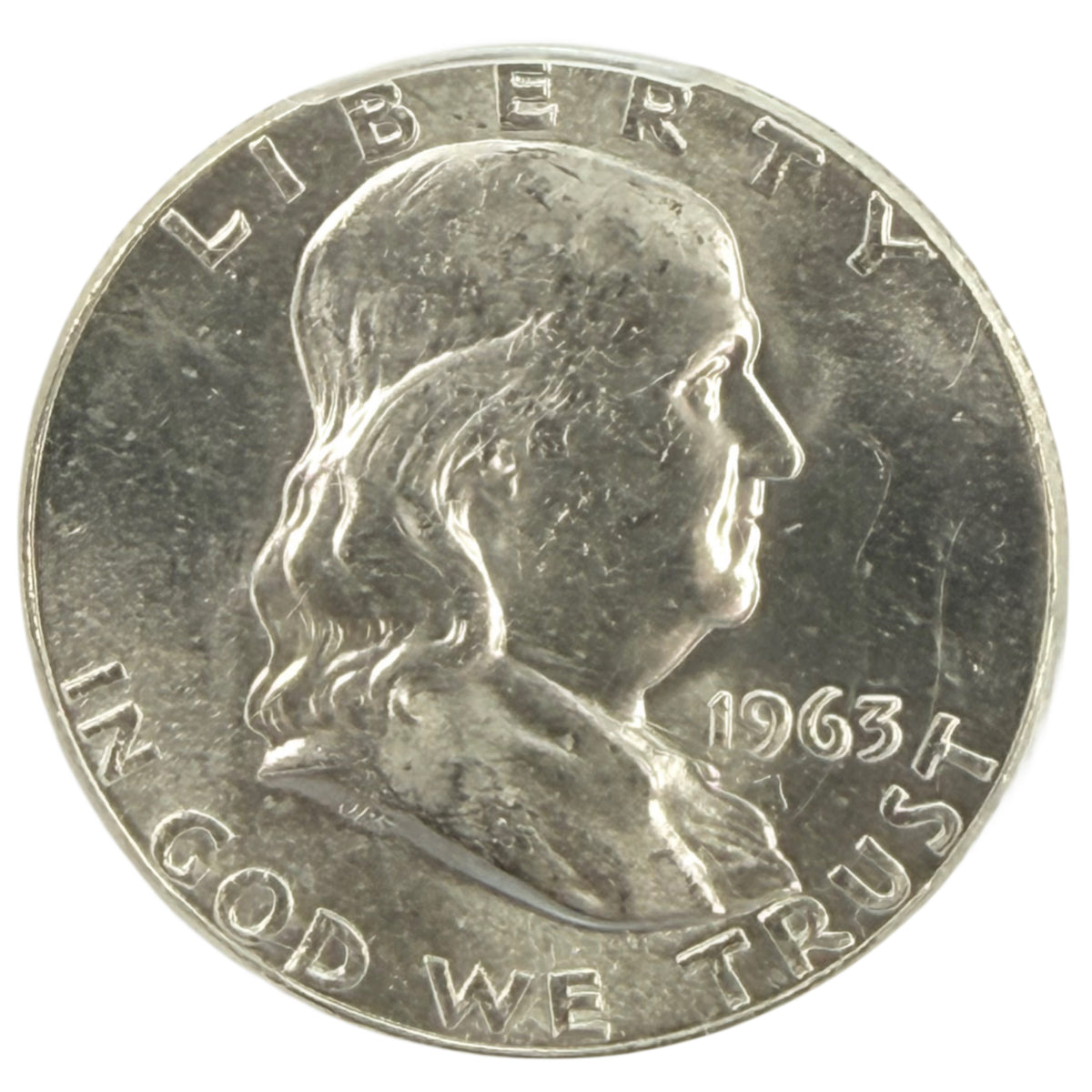 1963 Franklin Half Dollar PCGS MS64