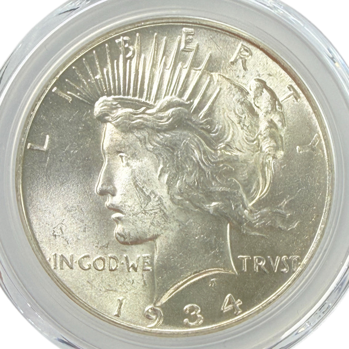 1934 Peace Silver Dollar PCGS MS63