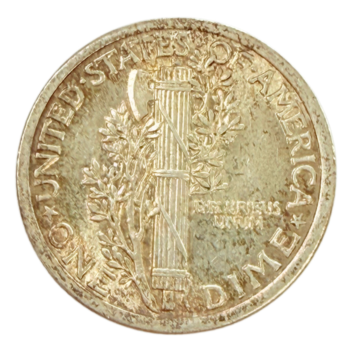 1916 Mercury Head Dime (AU)