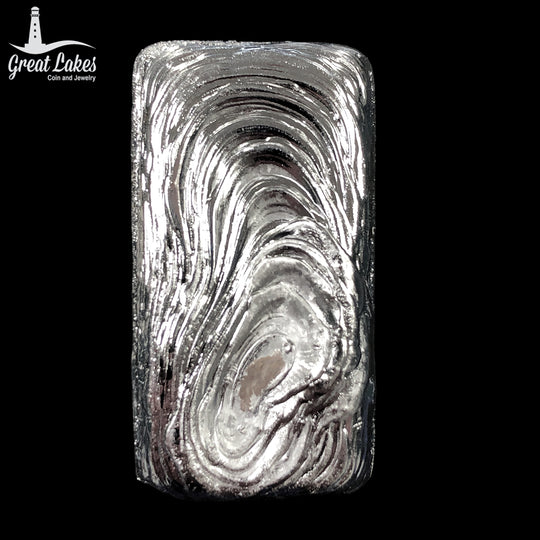 GLC Hand Poured Silver Bar (4.030 Troy Oz)