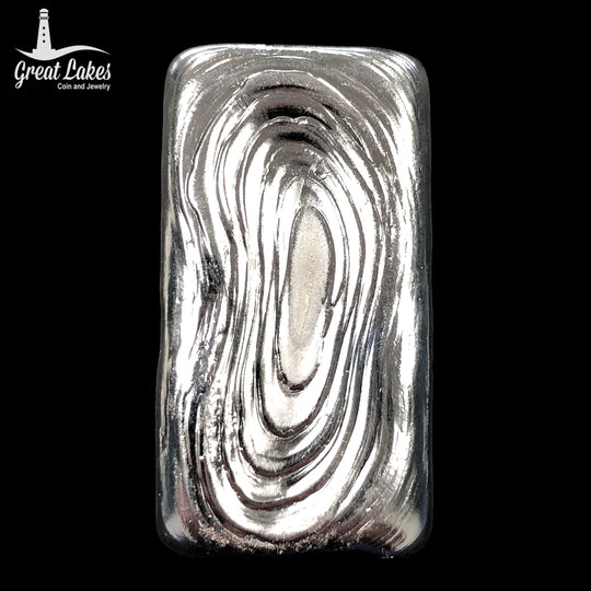 GLC Hand Poured Silver Bar (4.235 Troy Oz)