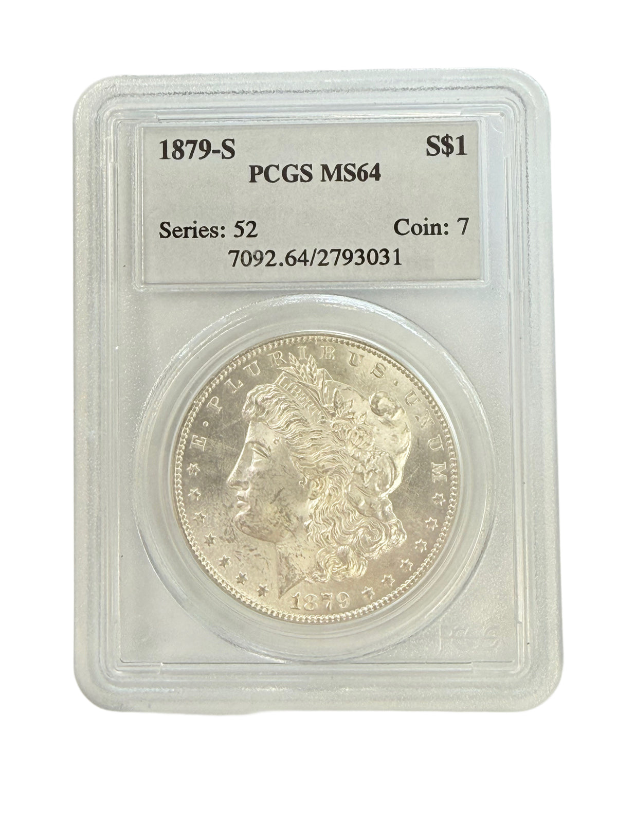 1879-S Morgan Silver Dollar PCGS MS64