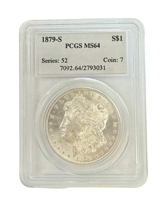 1879-S Morgan Silver Dollar PCGS MS64