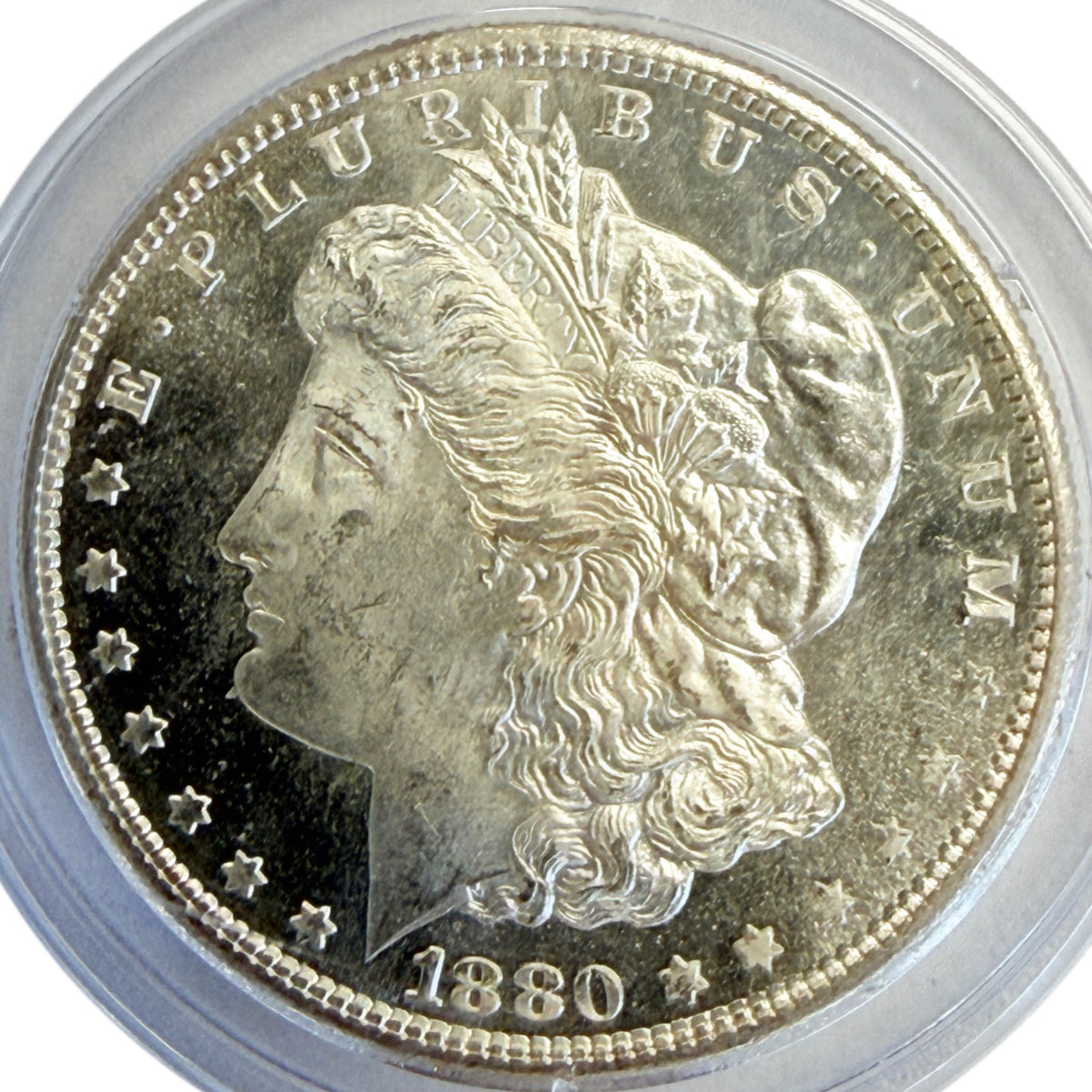 1880-S Morgan Silver Dollar PCGS MS65 (Rattler)