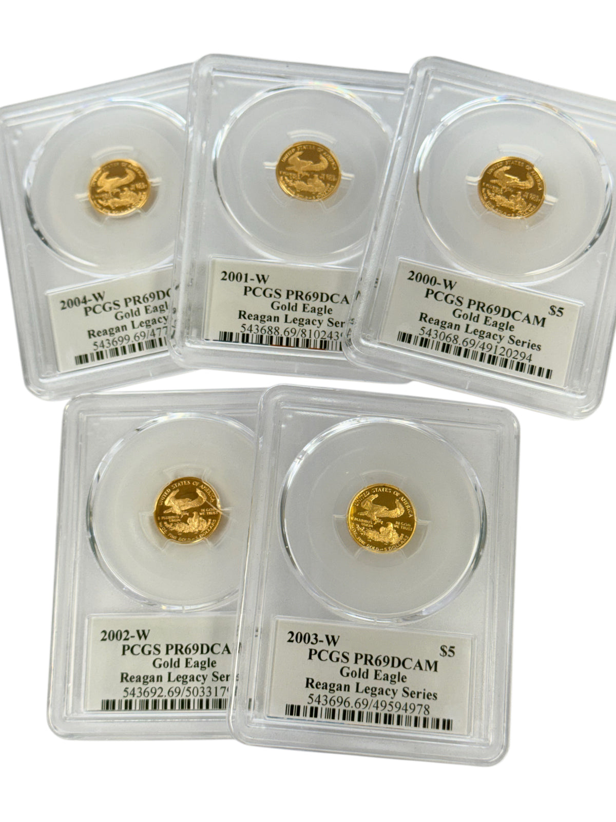1/10 oz American Gold Eagle PCGS PR69 DCAM (Random Year)