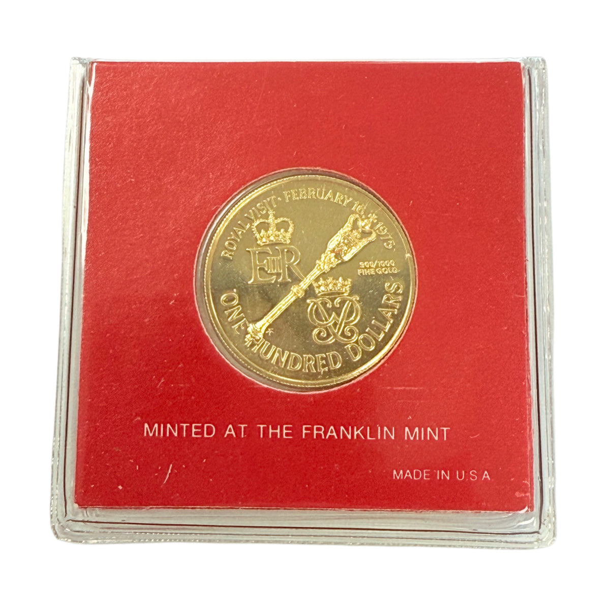 1975 $100 Bermuda Gold Coin