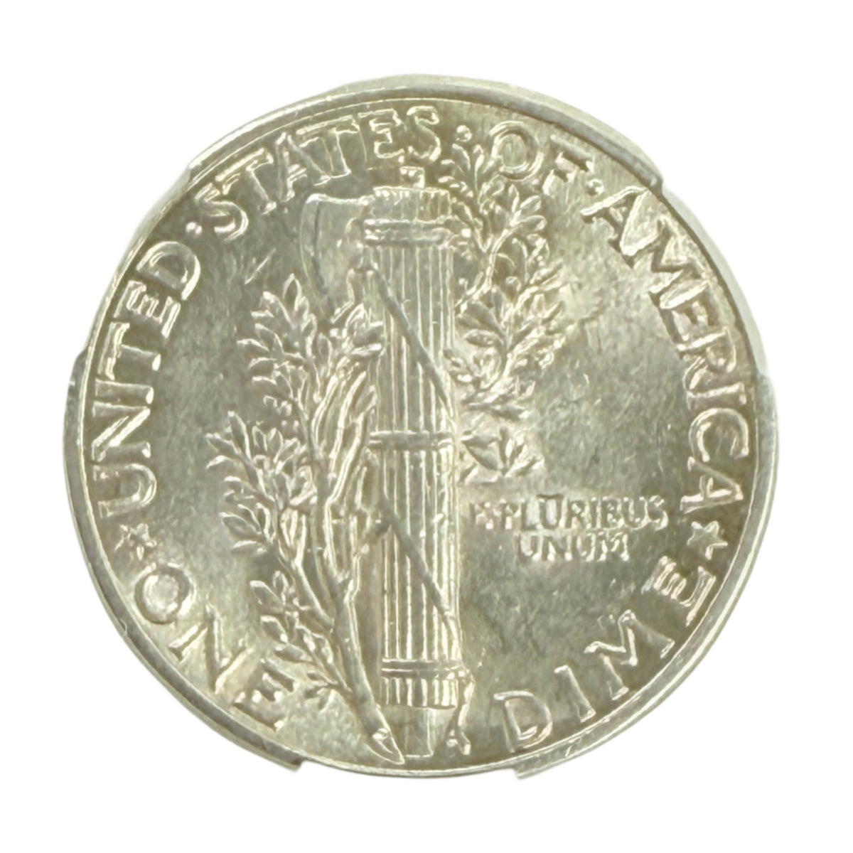 1944 Mercury Head Dime CAC AU58