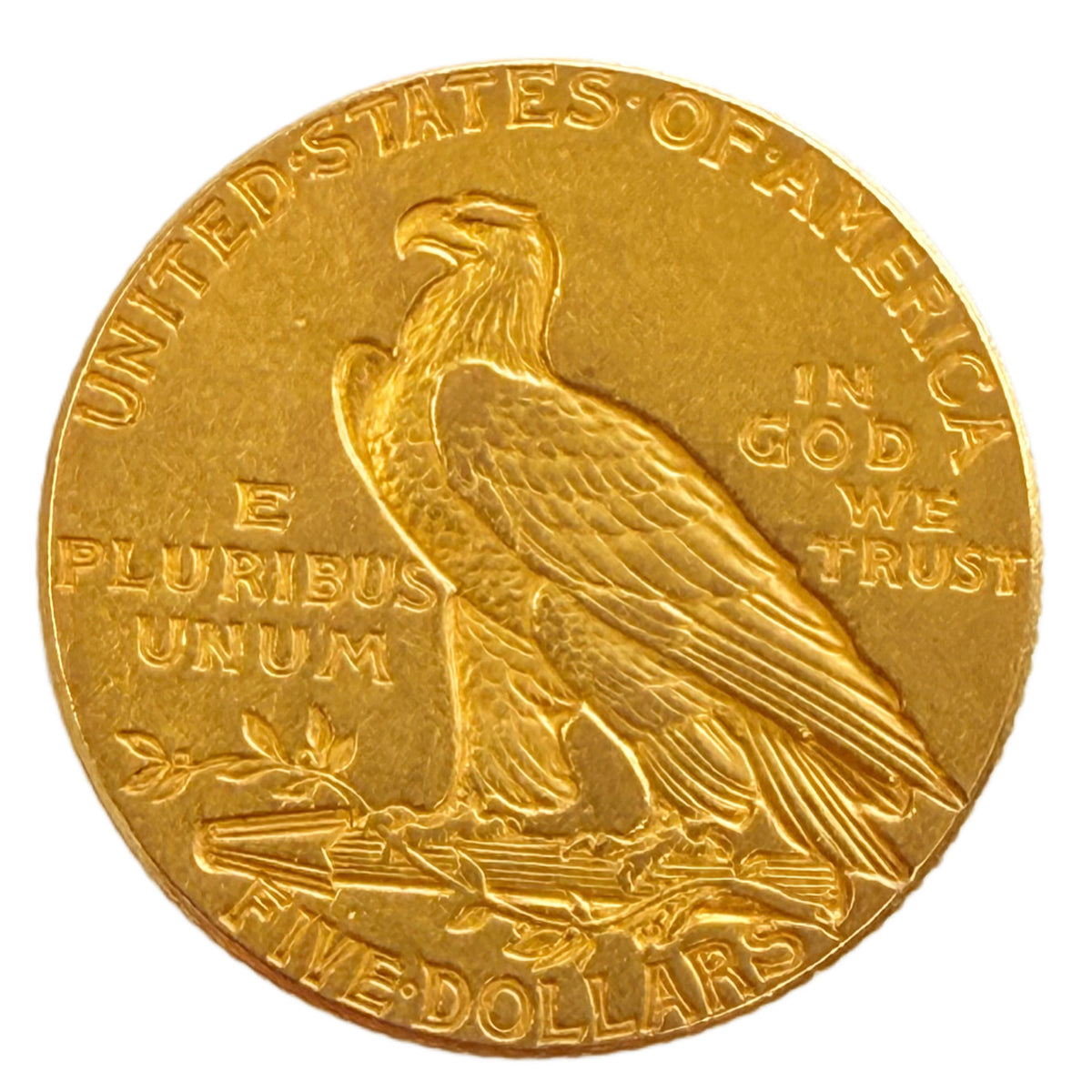 1911 $5 Indian Gold Half Eagle (XF)