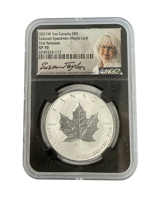 2021-W Canada 1 oz Silver Maple NGC SP70