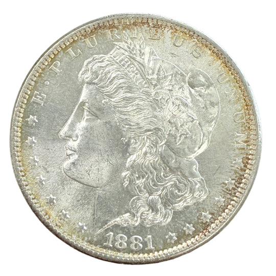 1881-S Morgan Silver Dollar (BU)