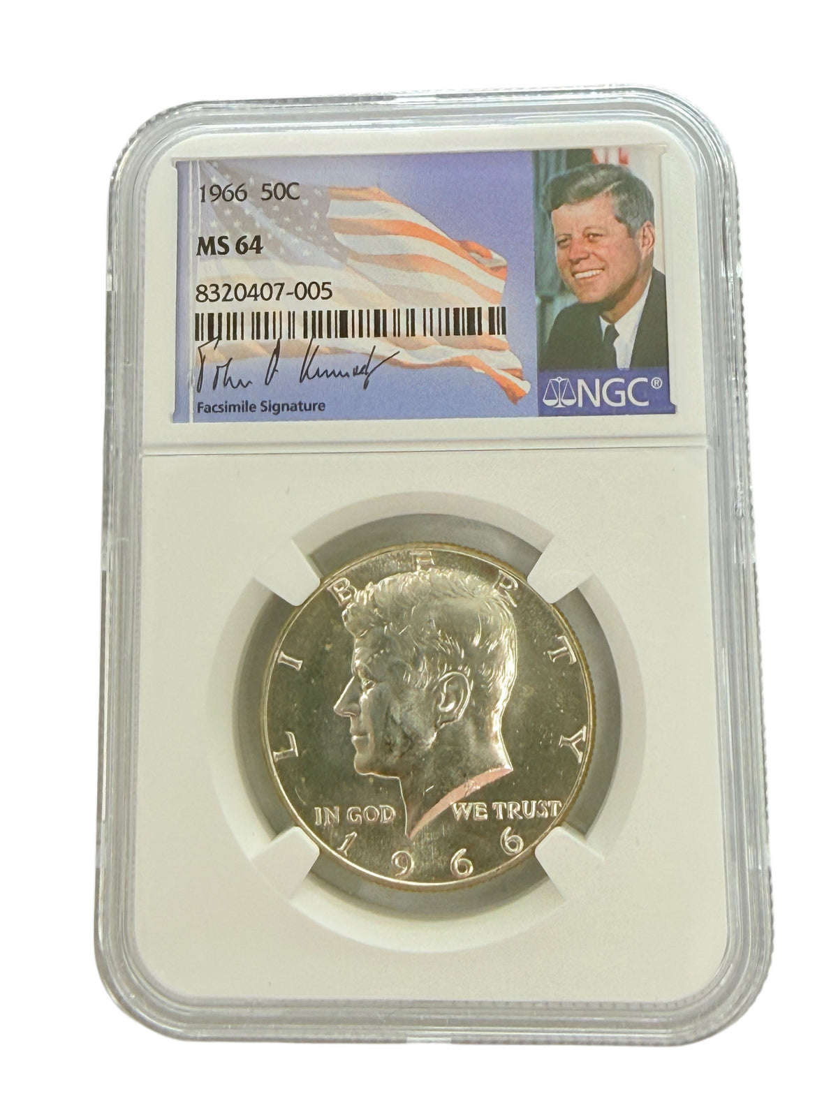 1966 Kennedy Half Dollar NGC MS64