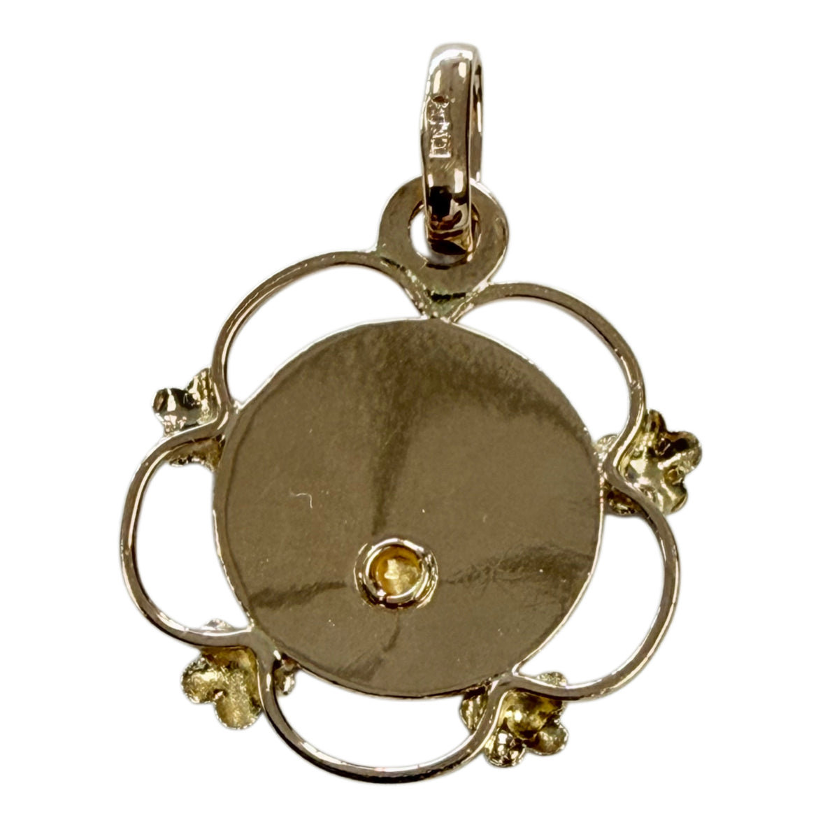 18k Virgin Mary Pendant
