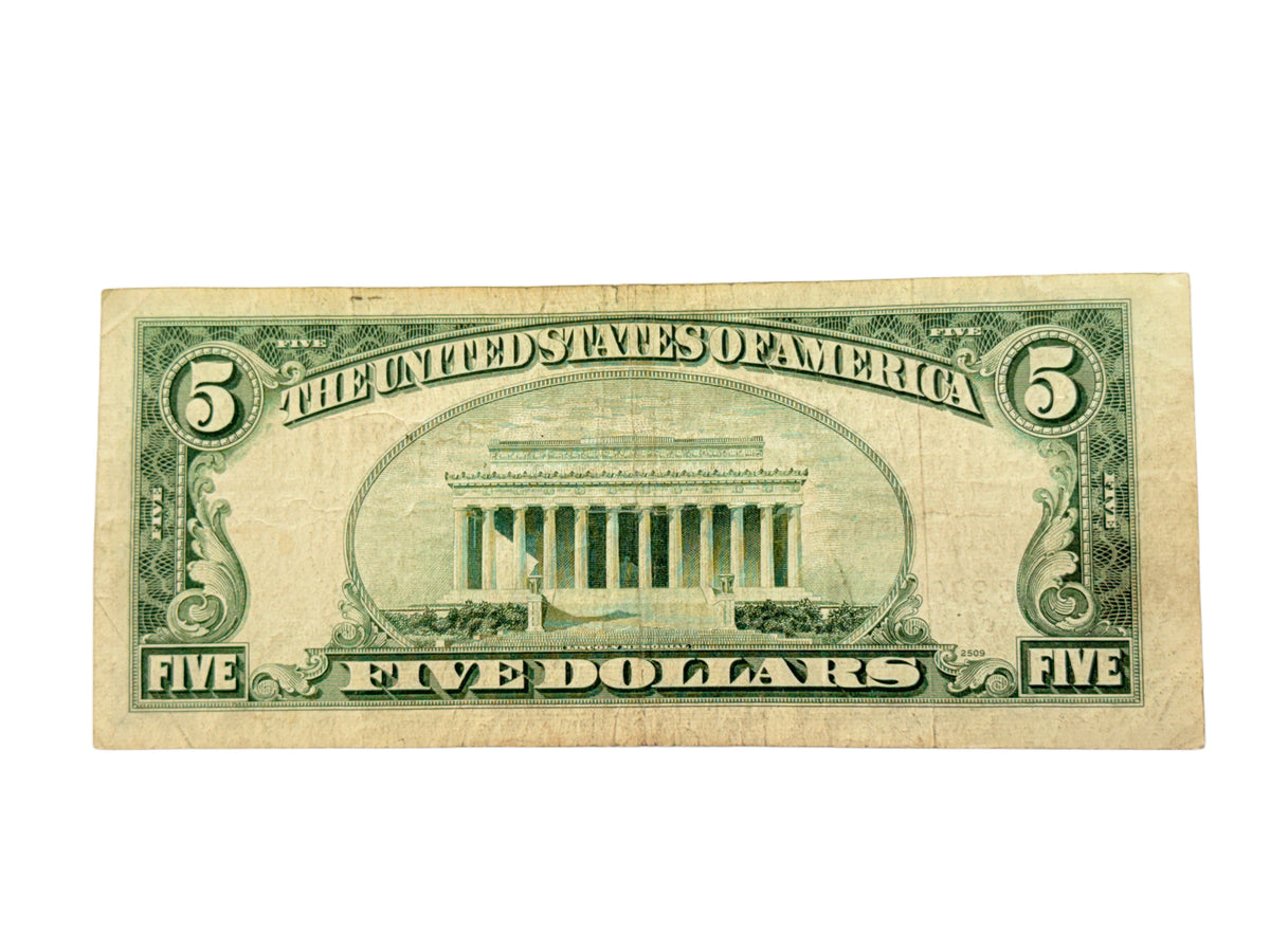 1953-B $5 Legal Tender Note (F)