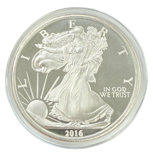 2016 5 oz Silver Walking Liberty Round (Secondary)