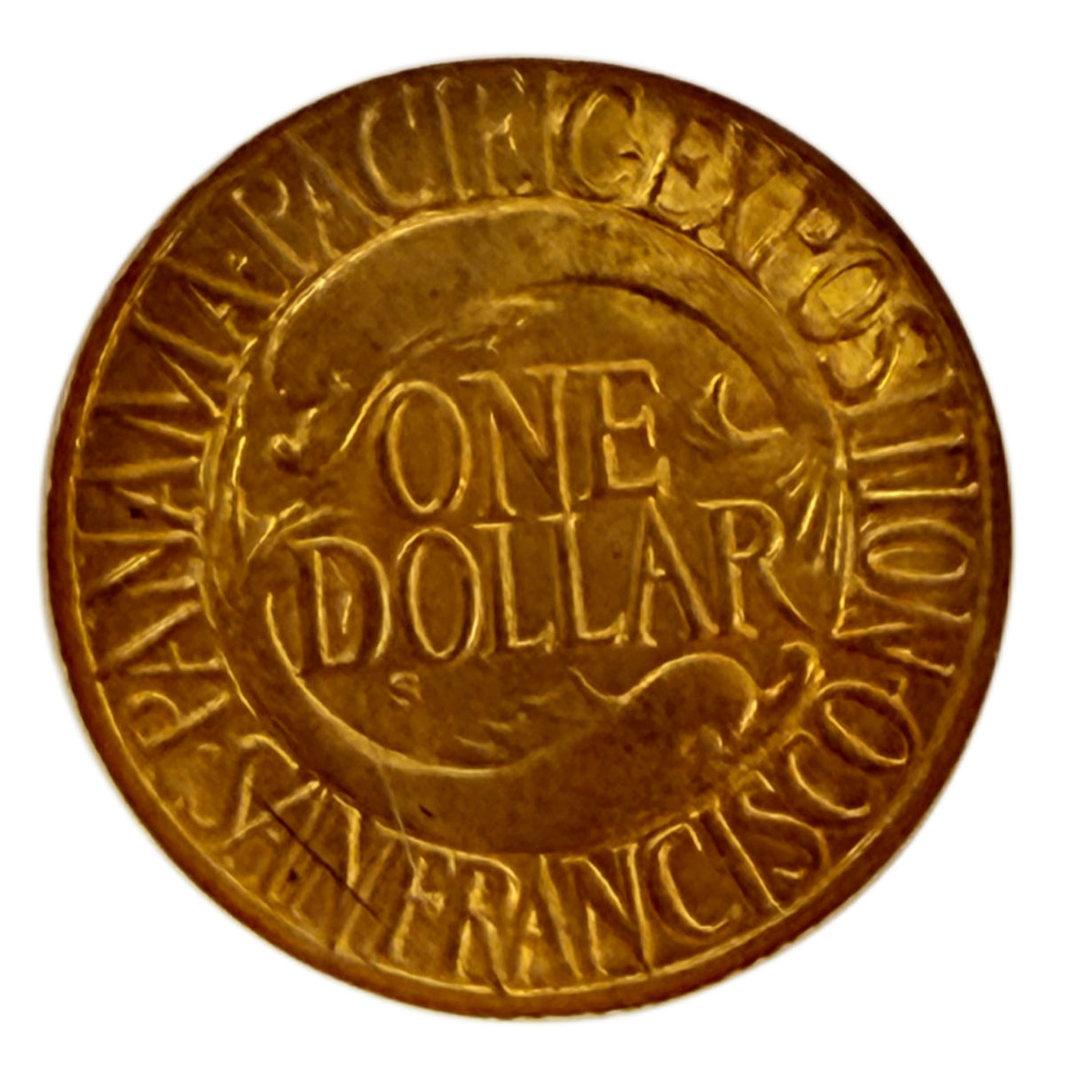 1915-S Pan-Pac $1 Commemorative Gold Coin NGC MS65