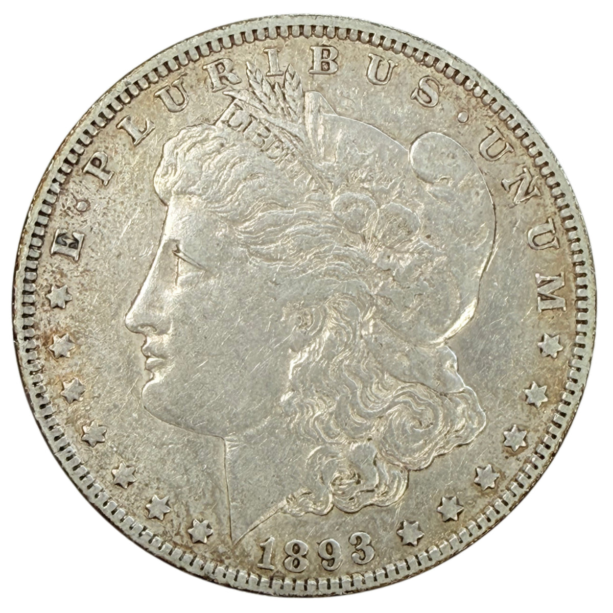 1893-O Morgan Silver Dollar (XF Details)