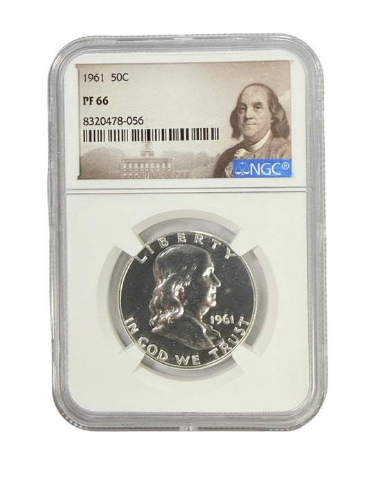 1961 Franklin Half Dollar NGC PF66