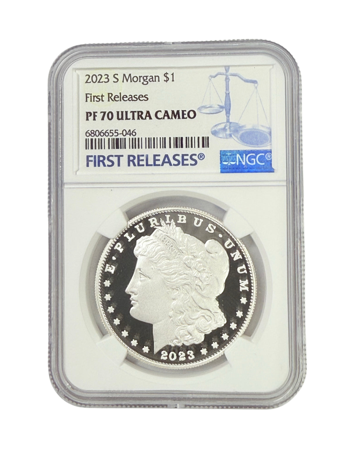 2023-S Morgan Silver Dollar NGC PF70 Ultra Cameo FR