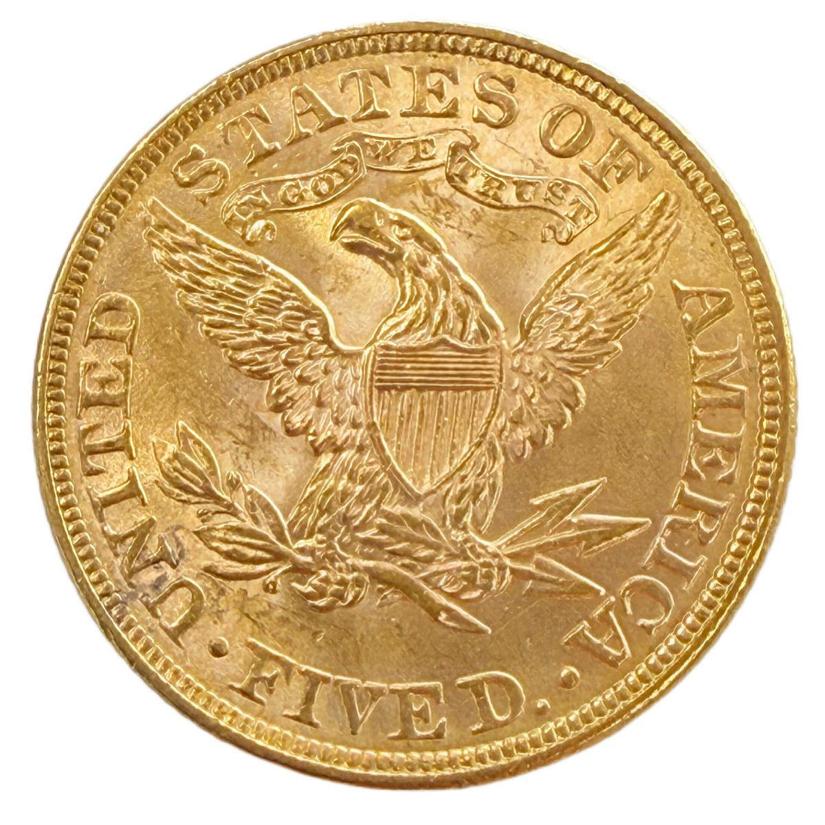 1899 $5 Liberty Gold Half Eagle (BU)