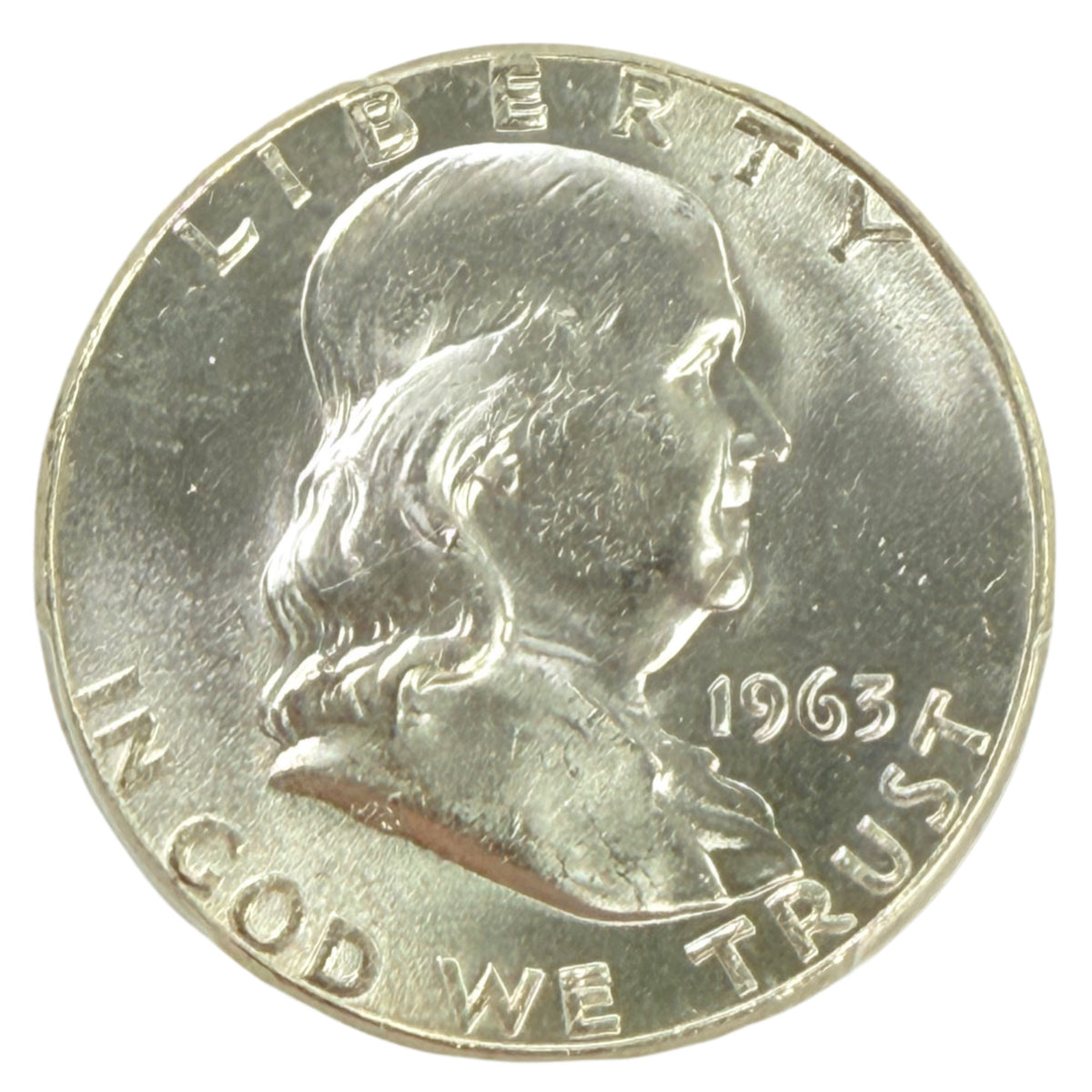 1963 Franklin Half Dollar PCGS MS65