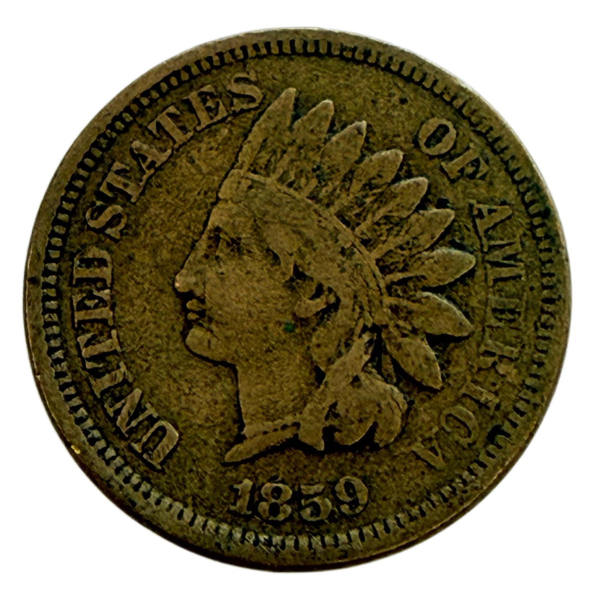 1859 Indian Head Cent (Very Good)