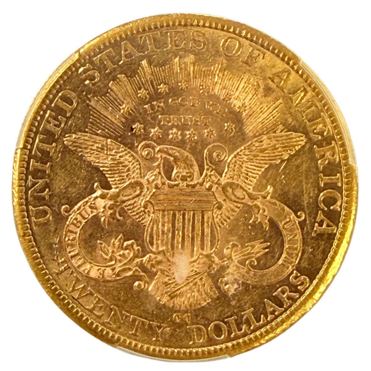 1883-CC $20 Liberty Gold Double Eagle PCGS AU55