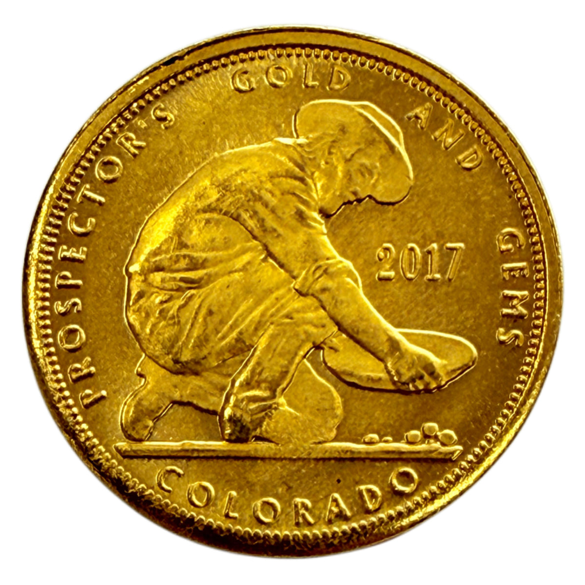 2017 Prospector’s Gold and Gems 1/10 Gold Round