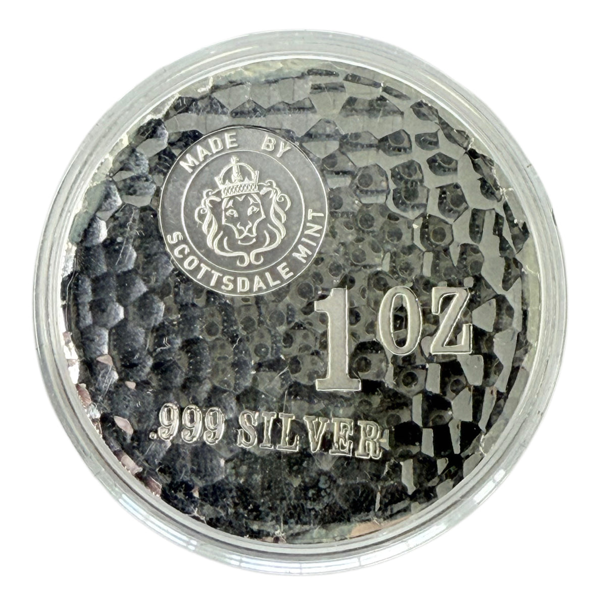 Scottsdale Mint 1 oz Silver Tombstone Round (Secondary)