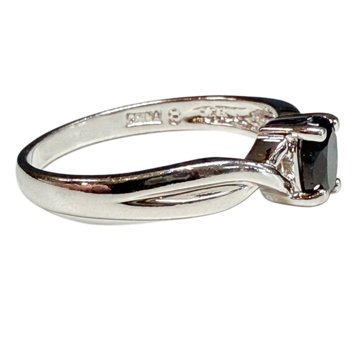 Silver & Spinel Ring