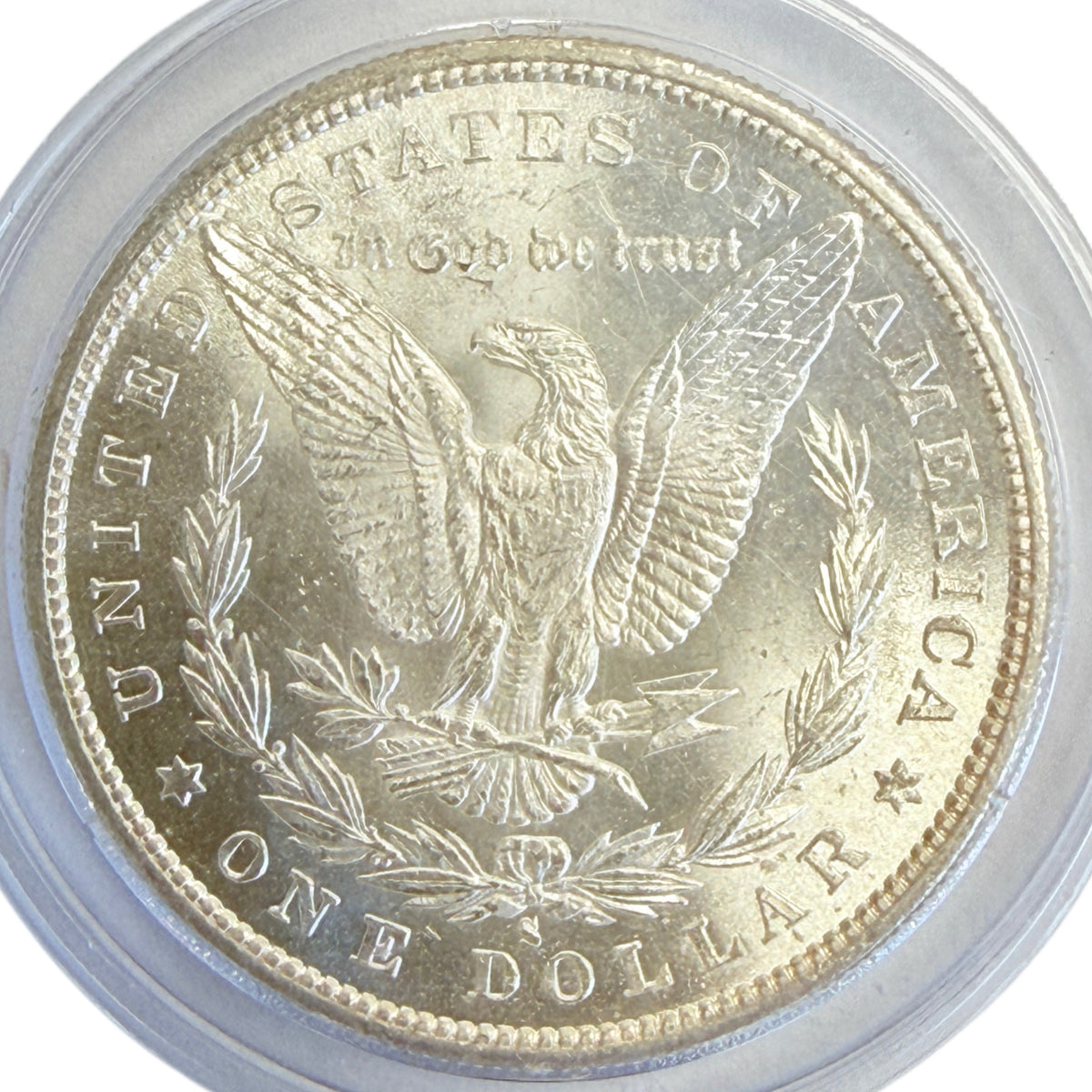 1880-S Morgan Silver Dollar PCGS MS65 (Rattler)