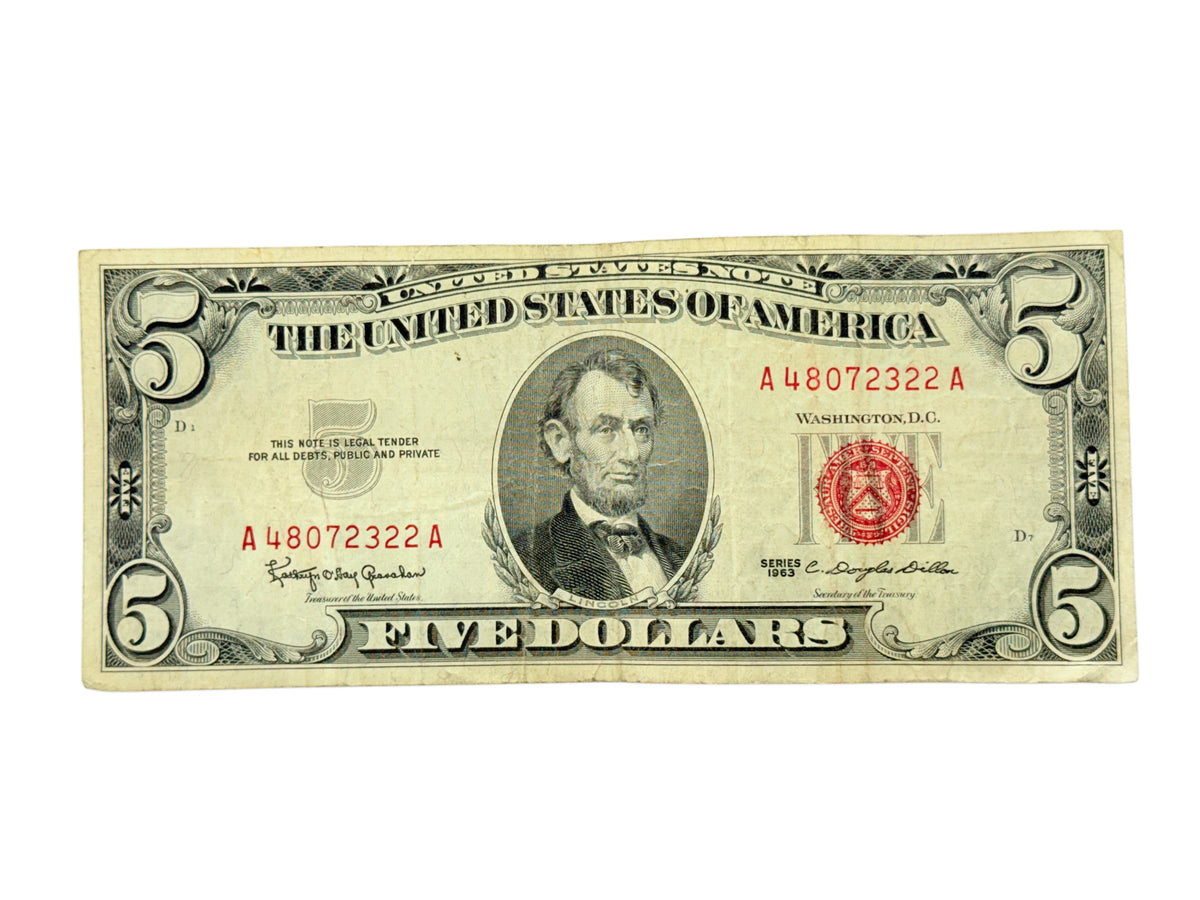 1963 $5 Legal Tender Note (Fine)