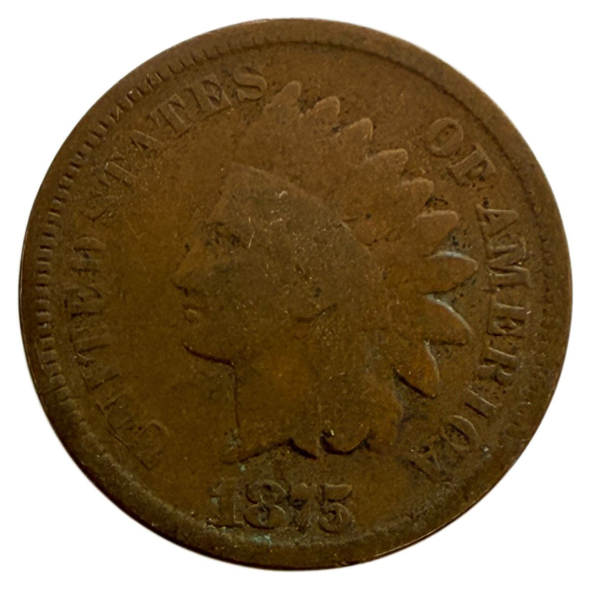 1875 Indian Head Cent (G)