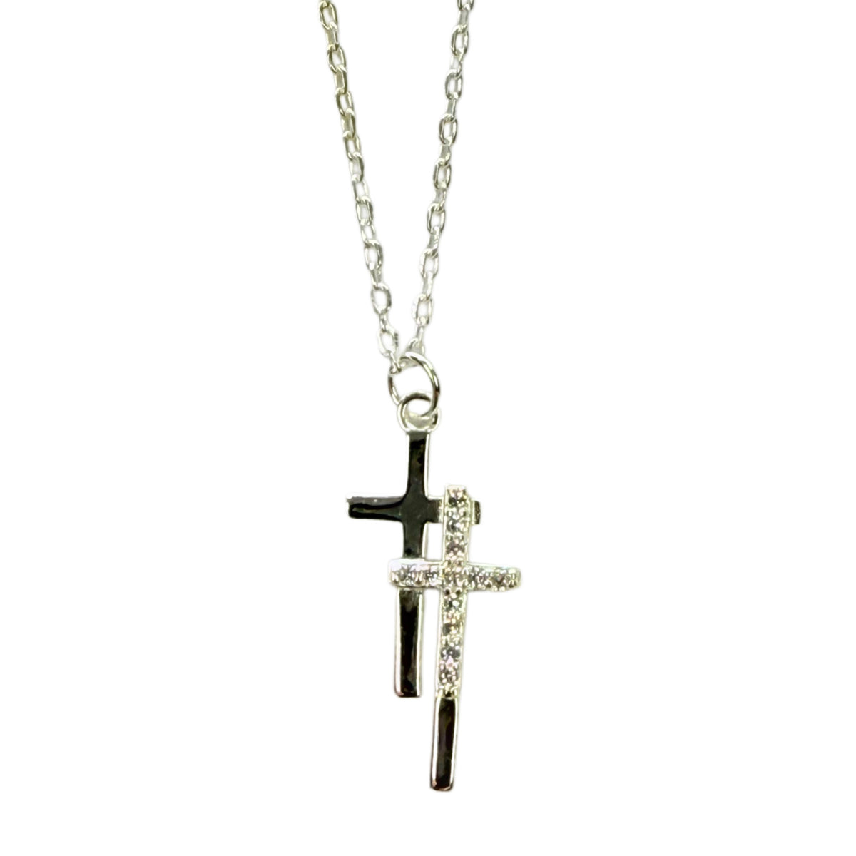 Silver Cross Necklace