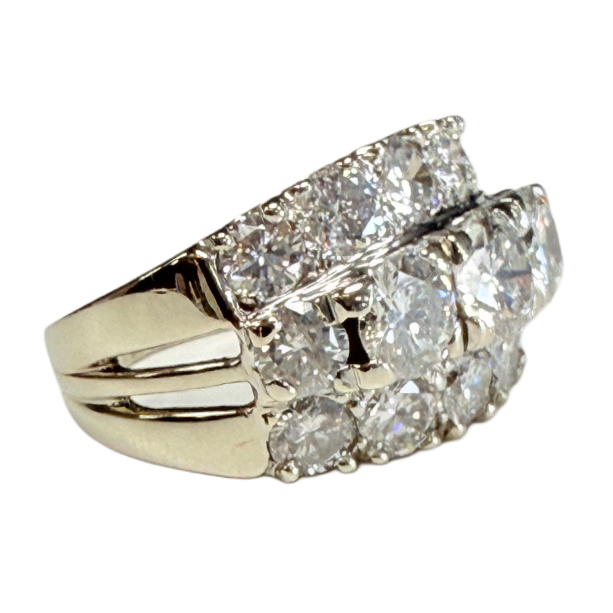 14k White Gold Diamond Ring